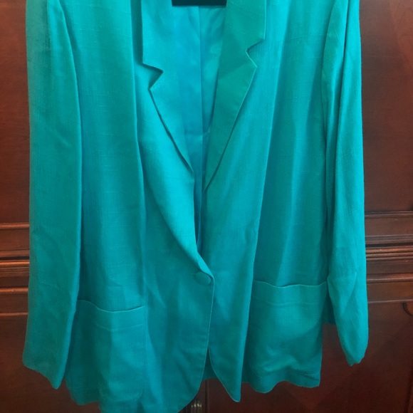 Danielle B teal jacket - Picture 3 of 3